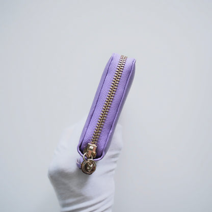 Gucci Leather Bamboo Zippy Wallet