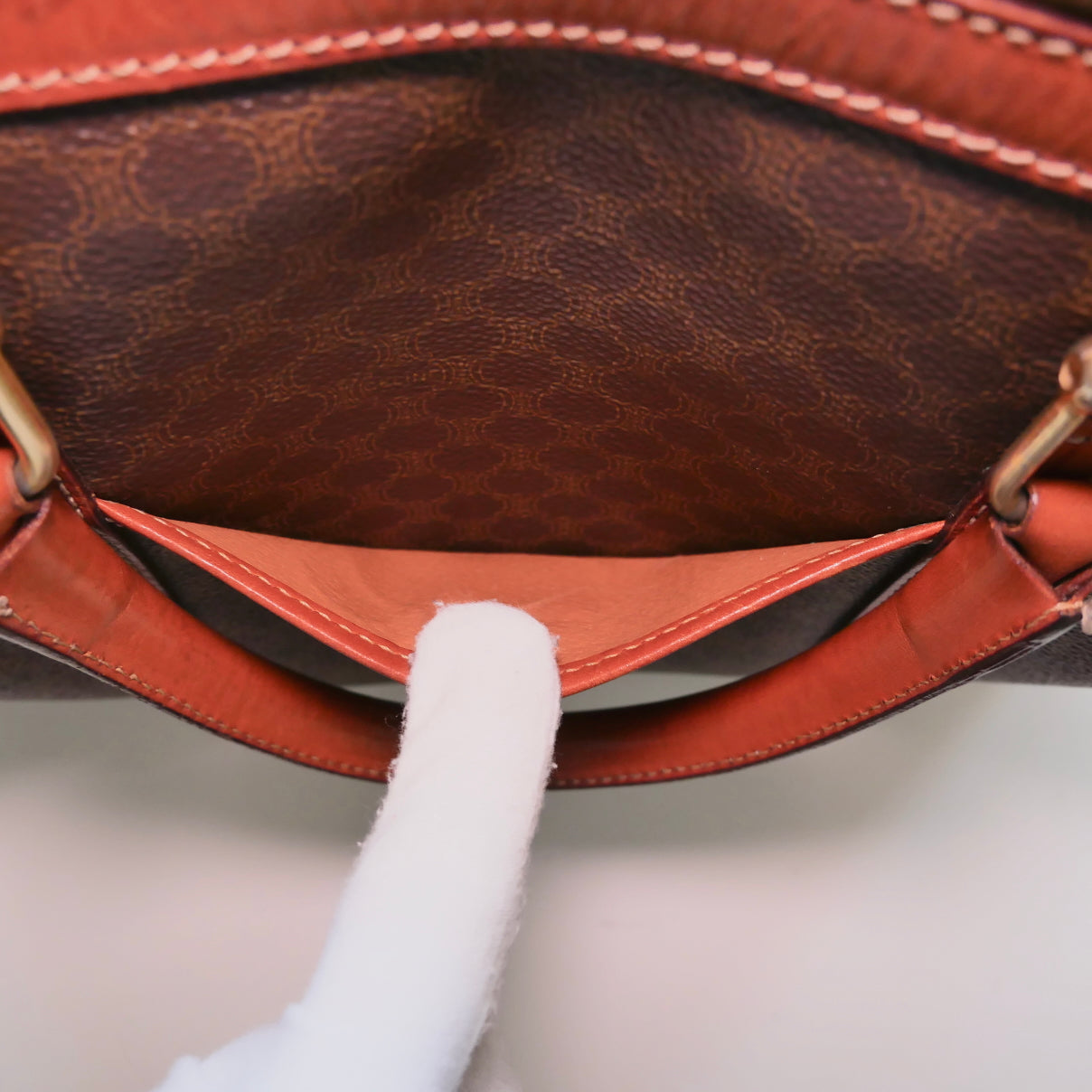 Celine Vintage Macadam Boston Bag