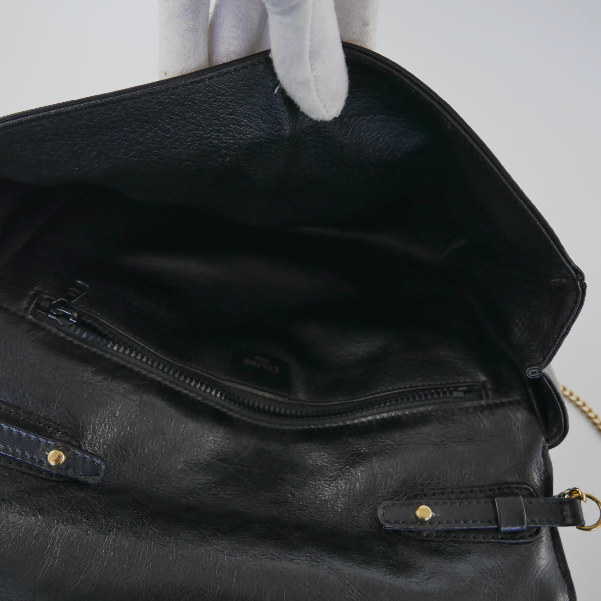 Celine Leather Shoulder Bag