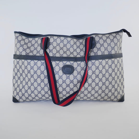 Gucci Vintage Supreme Canvas Tote