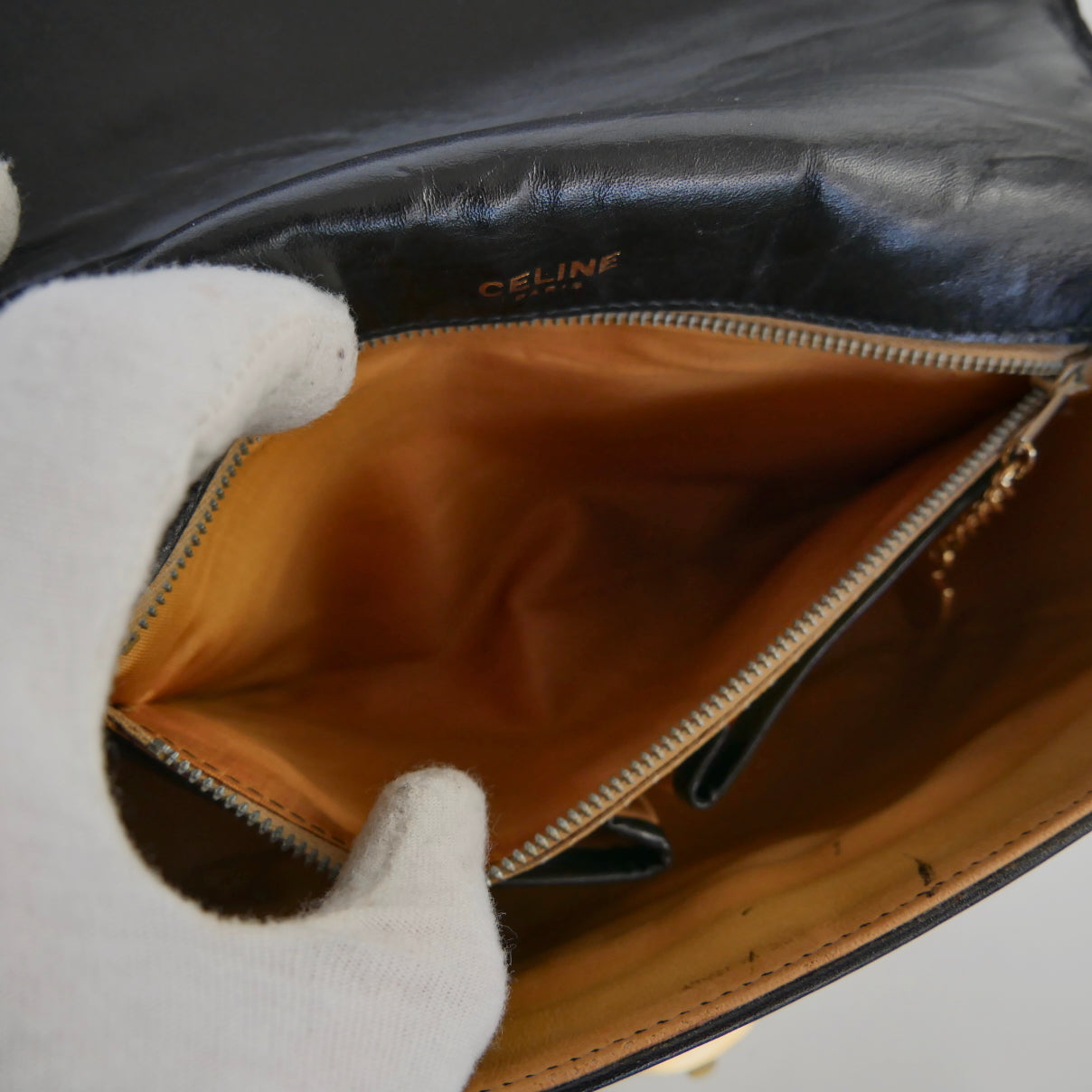 Celine Vintage Leather Crossbody