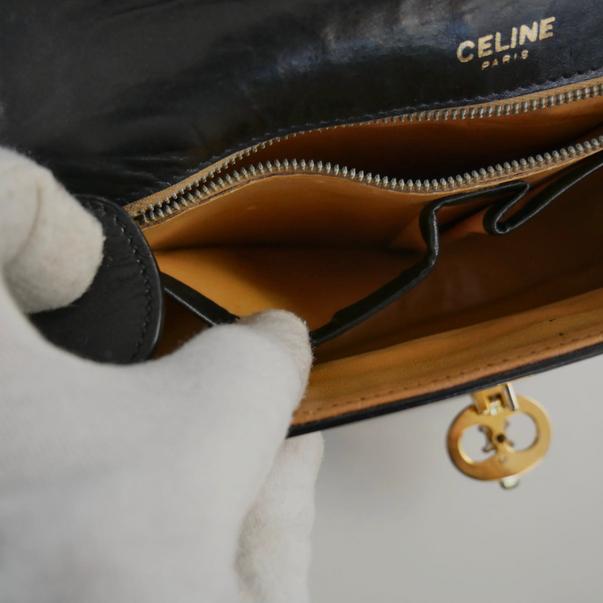 Celine Vintage Leather Crossbody
