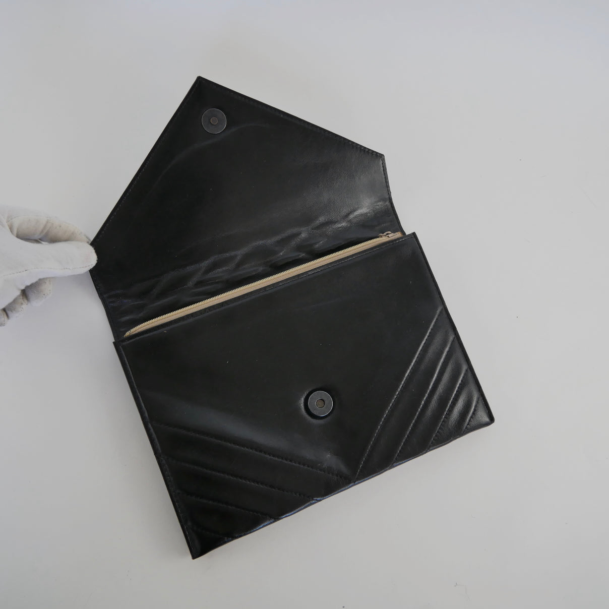 Yves Saint Laurent Vintage Leather Clutch