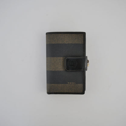 Fendi Vintage Pequin Kisslock Wallet