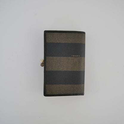 Fendi Vintage Pequin Kisslock Wallet