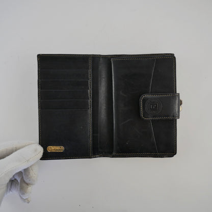 Fendi Vintage Pequin Kisslock Wallet
