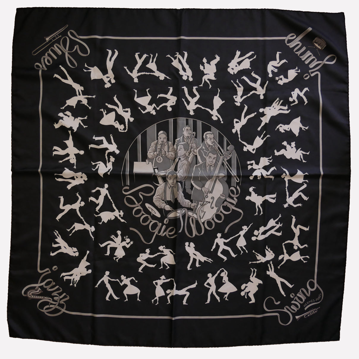 Hermes 100% Silk Boogie Woogie Scarf