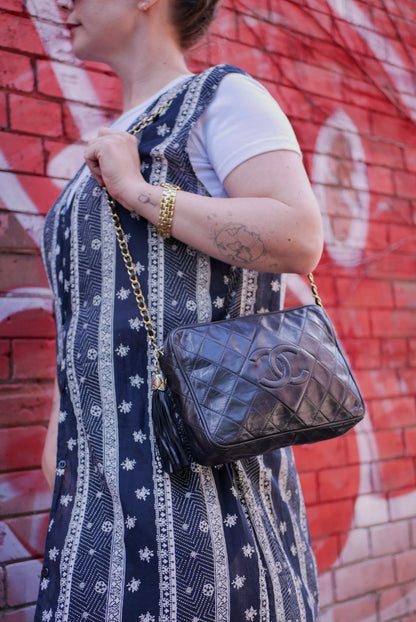 Chanel Vintage Lambskin Shoulder Bag