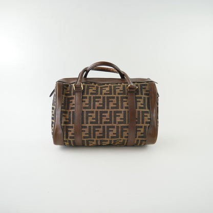 Fendi Zucca Vintage Boston Bag