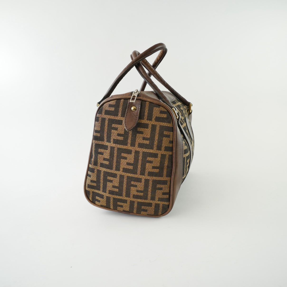 Fendi Zucca Vintage Boston Bag