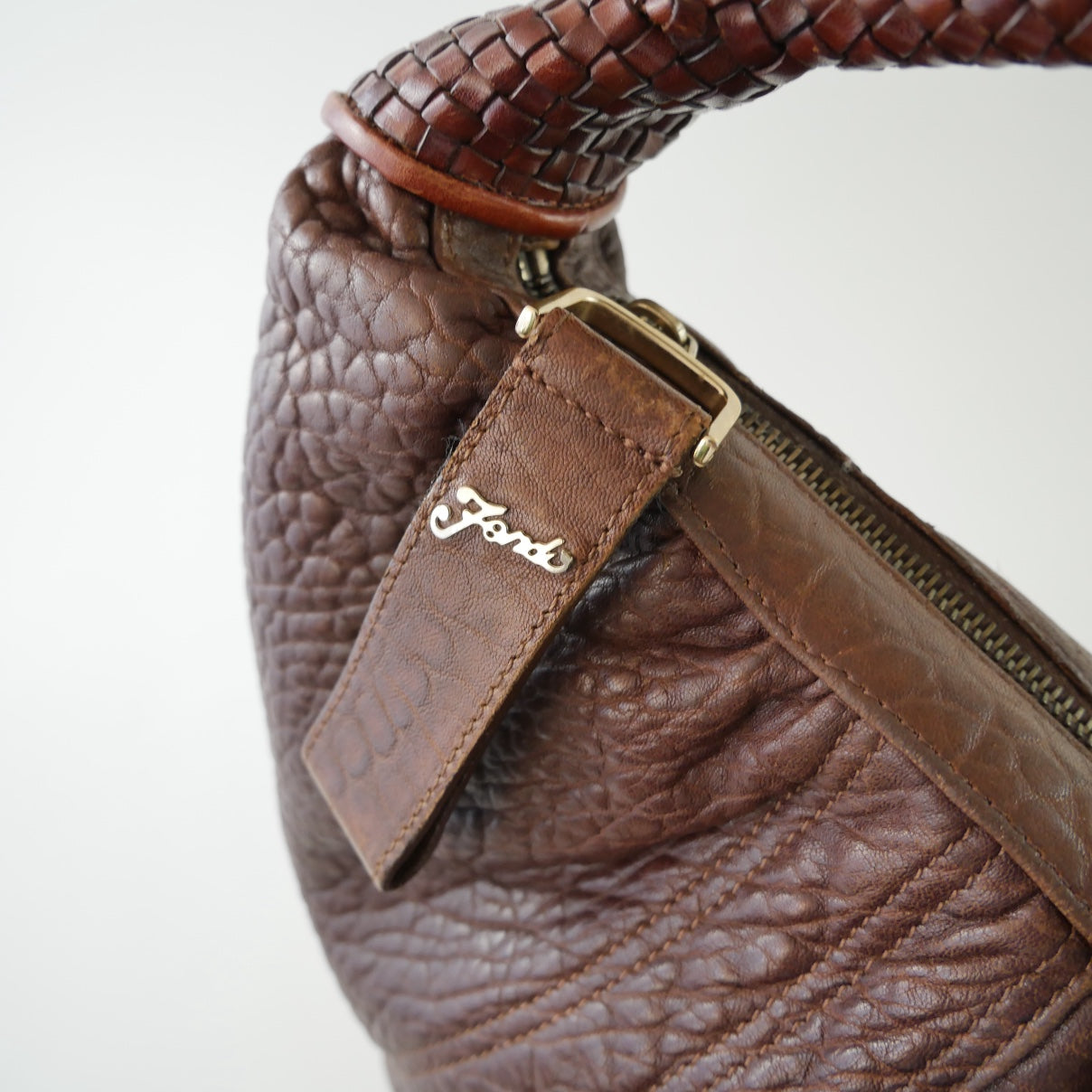 Fendi Leather Spy Shoulder Bag