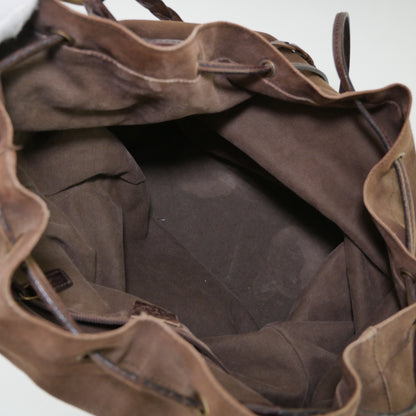 Gucci Canvas & Leather Bucket Bag