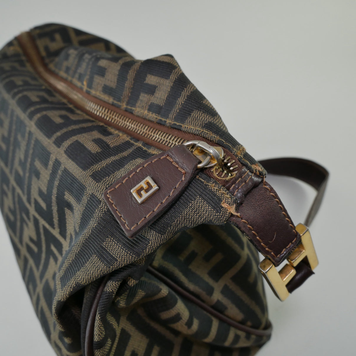 Fendi Zucca Vintage Shoulder Bag