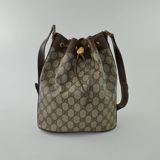 Gucci Supreme Canvas Vintage Bucket Bag