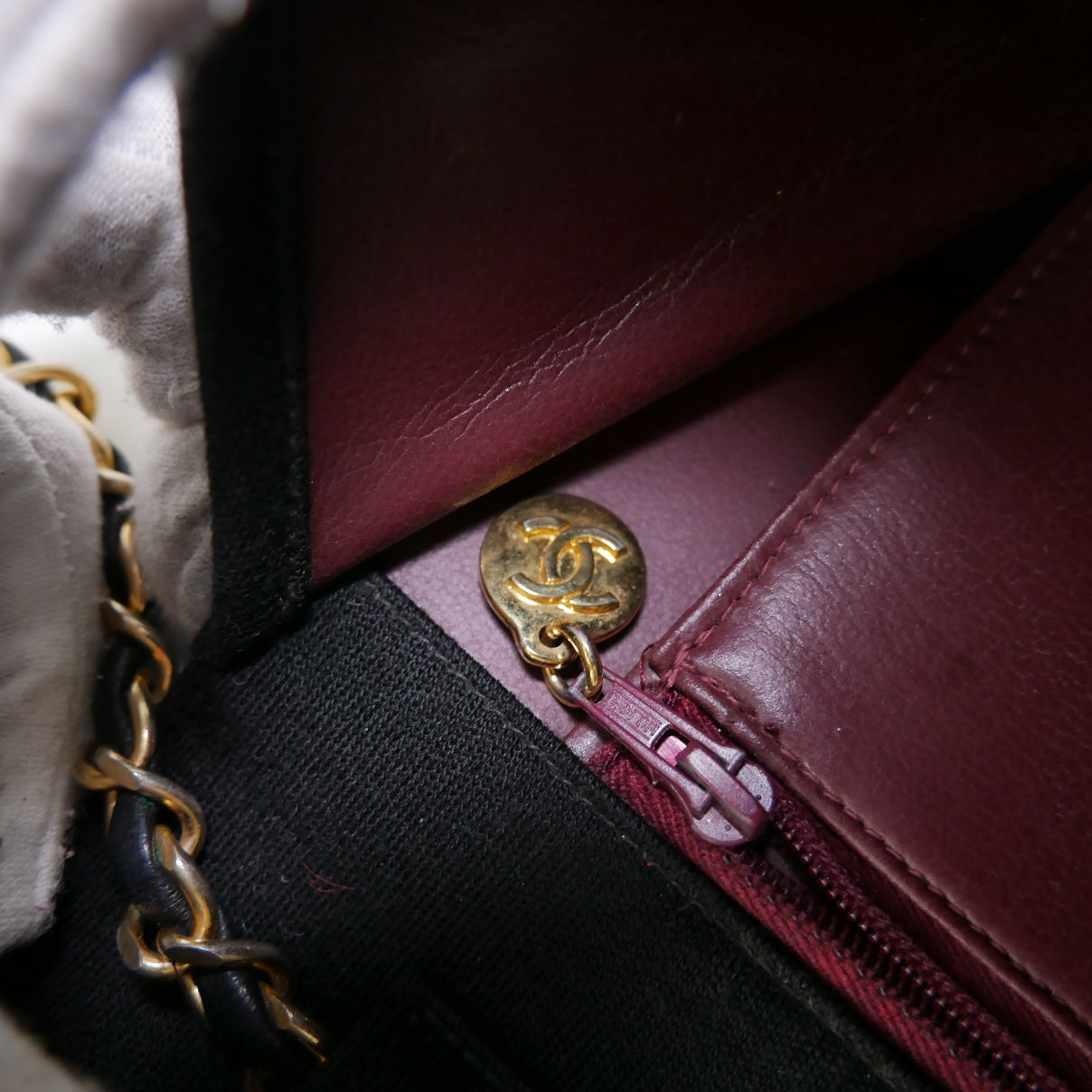 Chanel Vintage Jersey Flap Bag
