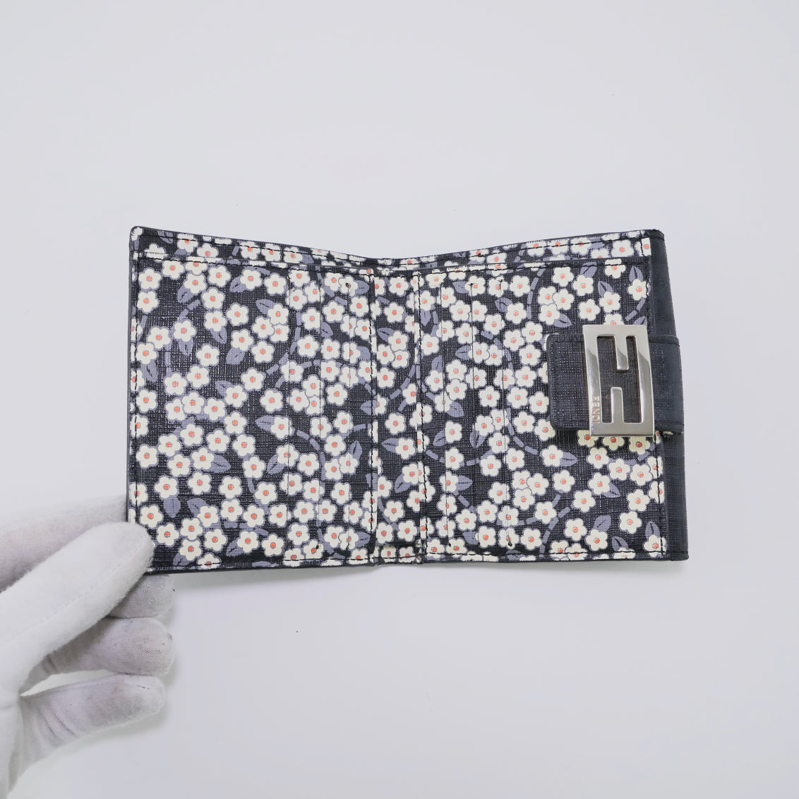 Fendi Mamma Hardware Bifold Wallet