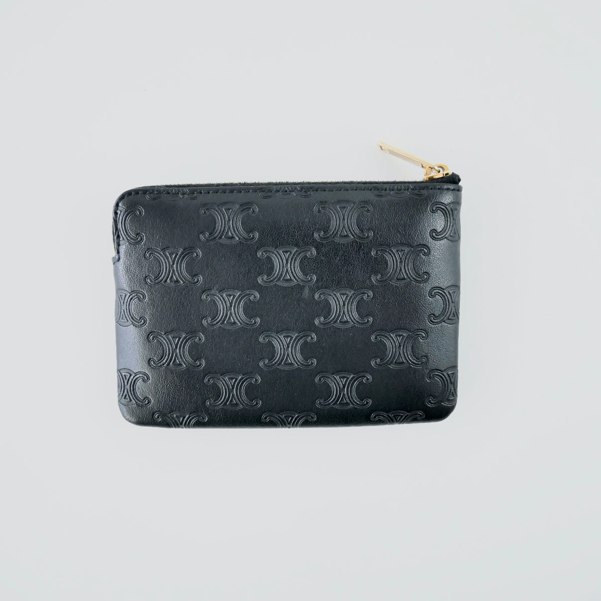Celine Leather Zippy Card Holder