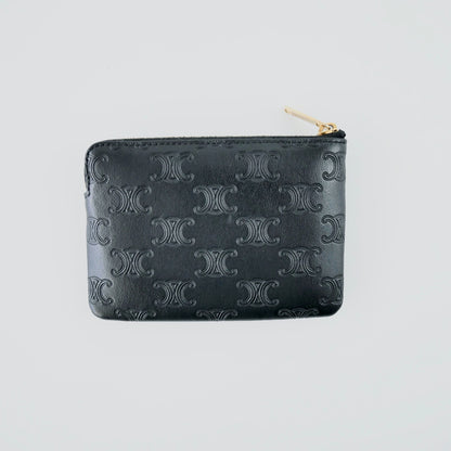 Celine Leather Zippy Card Holder