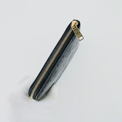 Celine Leather Zippy Card Holder