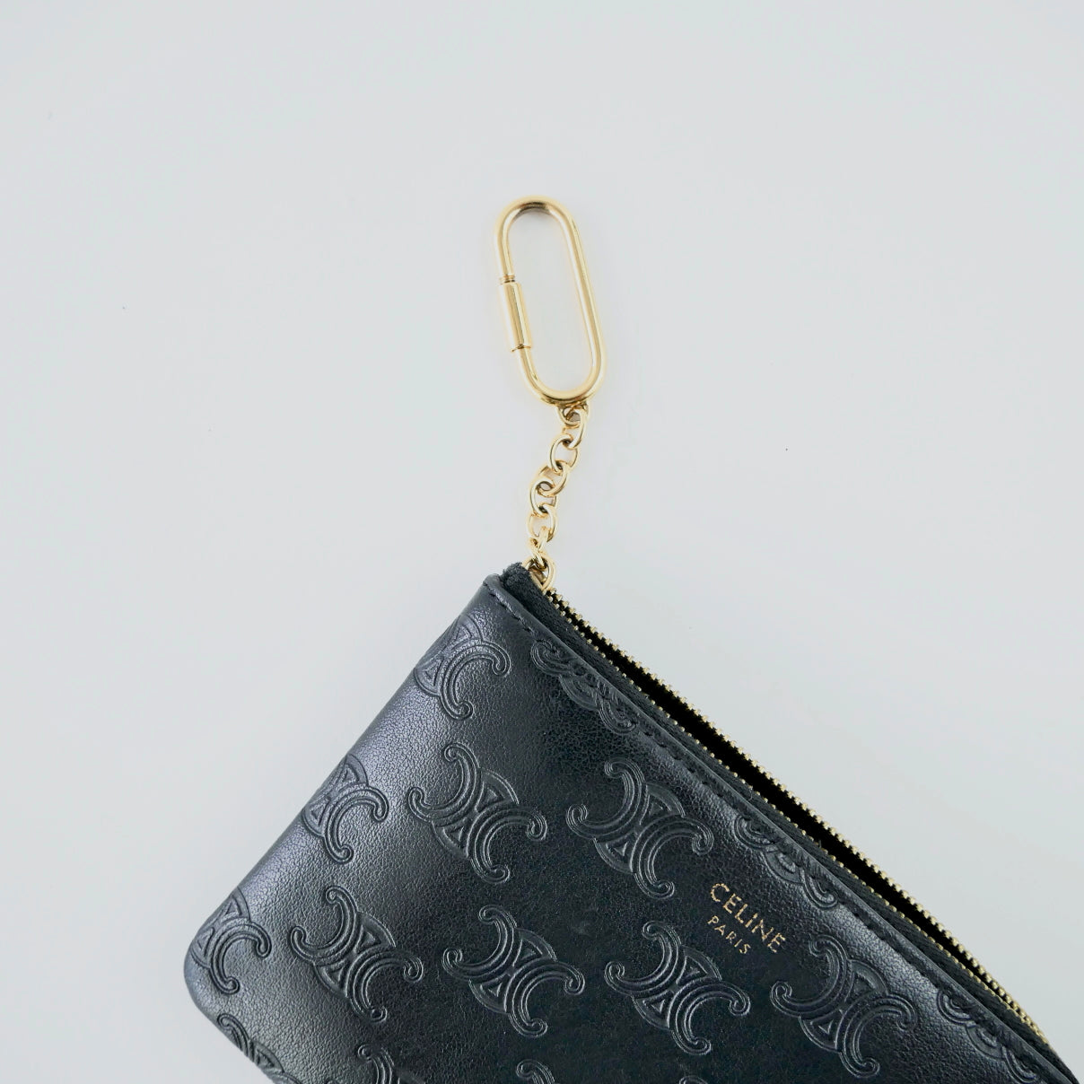 Celine Leather Zippy Card Holder