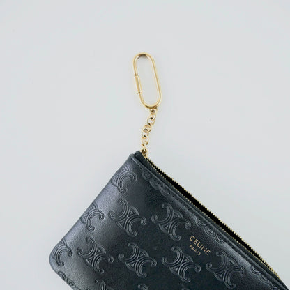 Celine Leather Zippy Card Holder