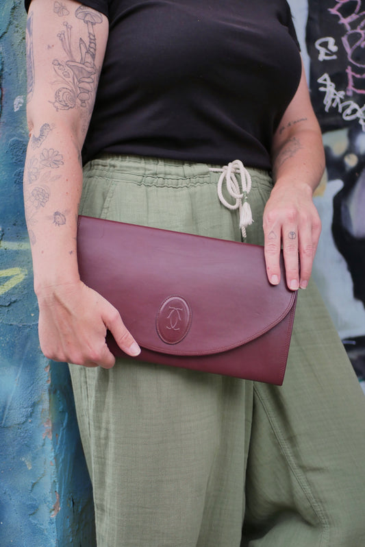 Cartier Vintage Leather Clutch