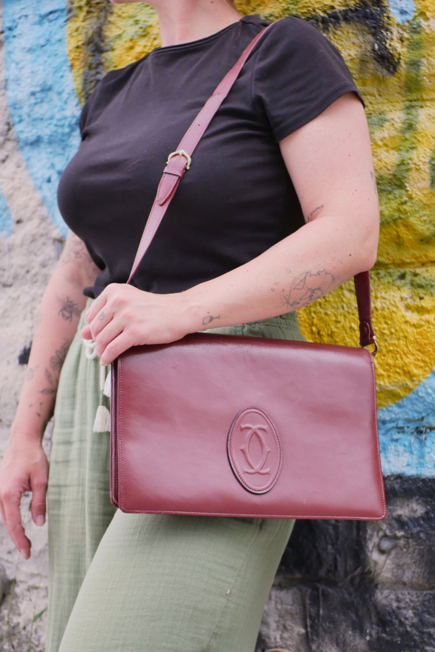 Cartier Vintage Leather Bag
