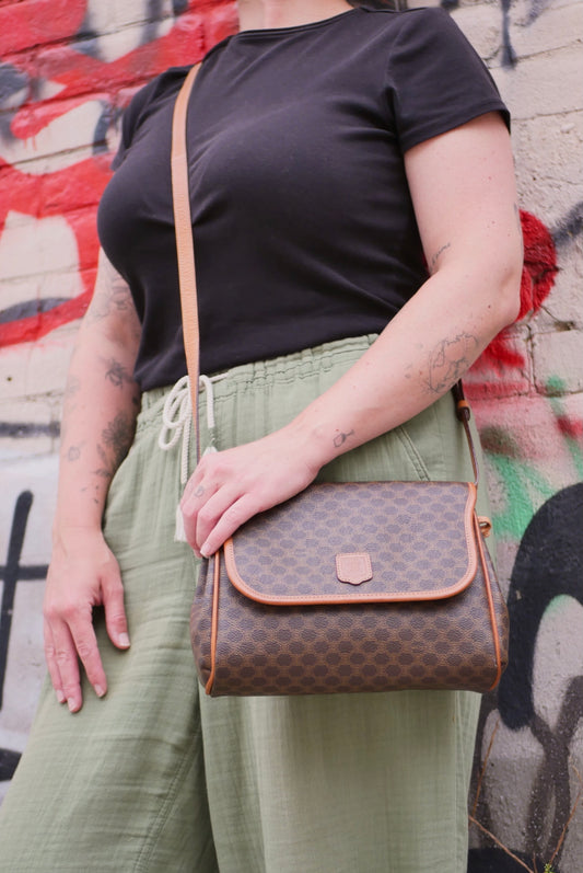 Celine Vintage Macadam Crossbody