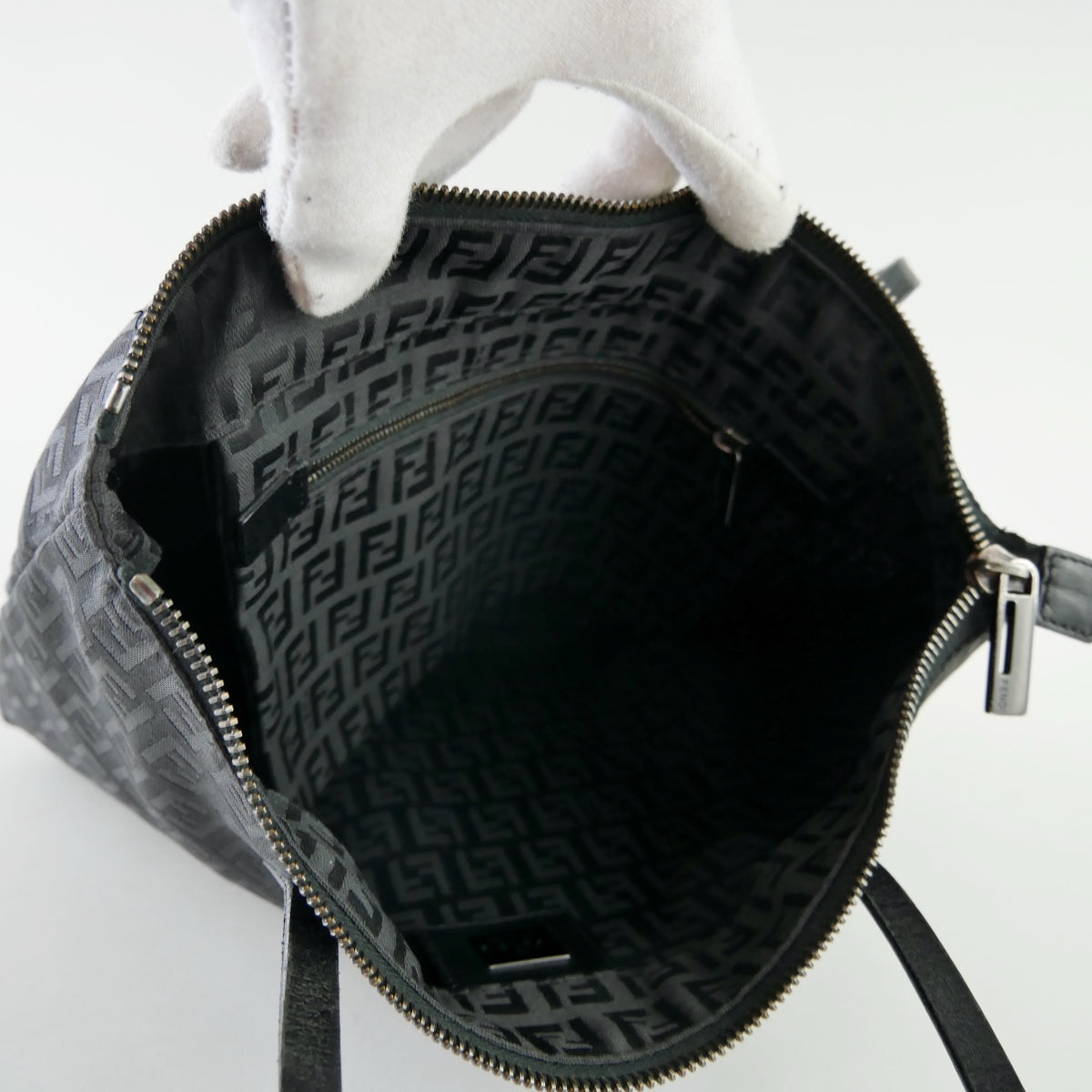 Fendi Canvas Micro Zucca Handbag