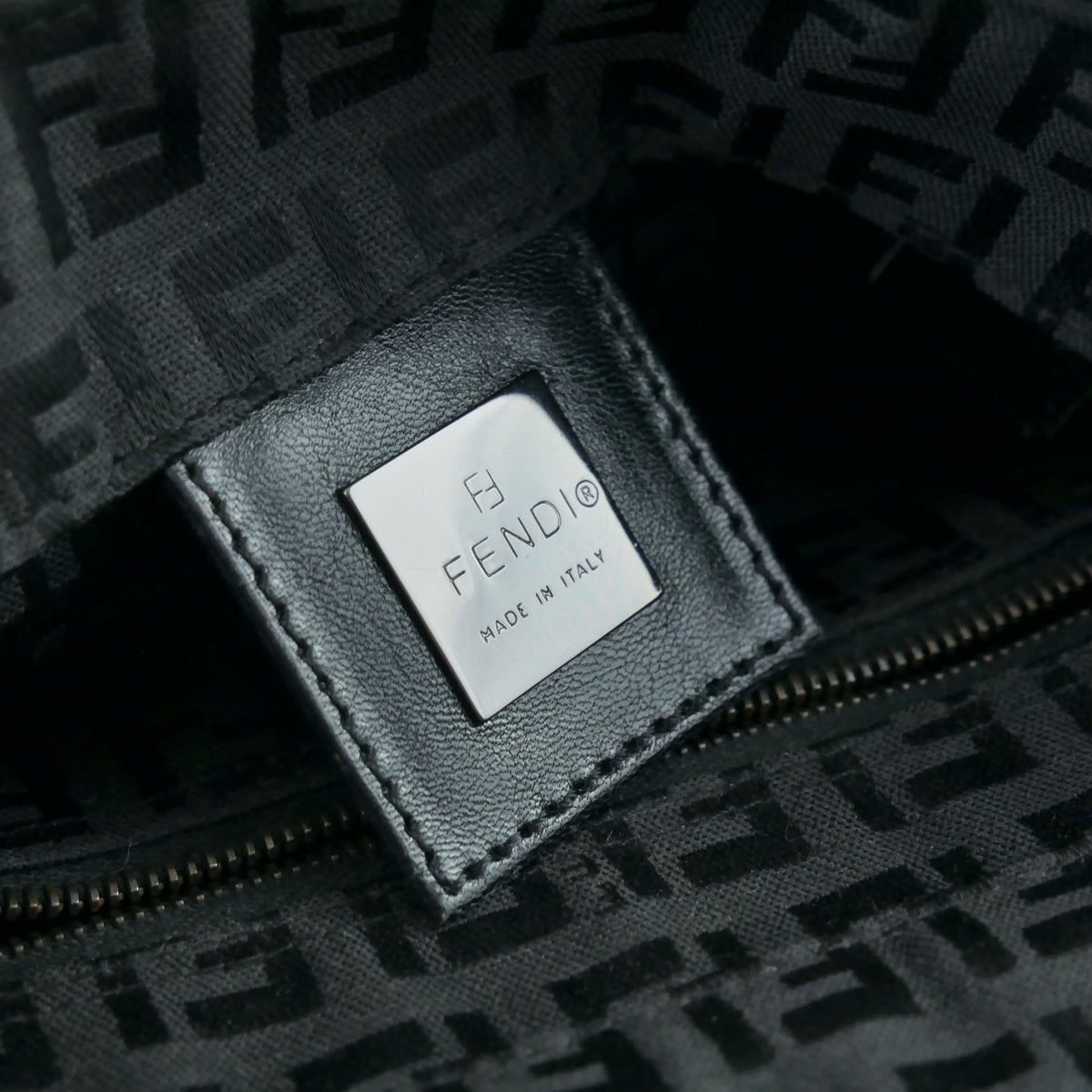 Fendi Canvas Micro Zucca Handbag