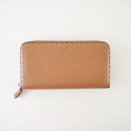 Fendi Leather Zippy Wallet