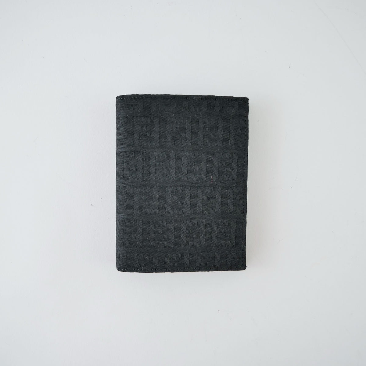 Fendi Canvas Micro Zucca Slim Wallet