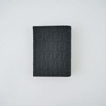 Fendi Canvas Micro Zucca Slim Wallet