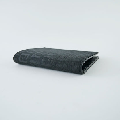 Fendi Canvas Micro Zucca Slim Wallet