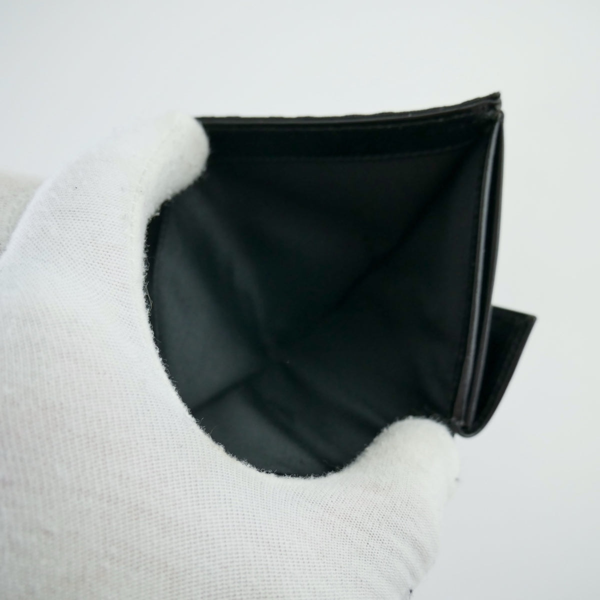 Fendi Canvas Micro Zucca Slim Wallet