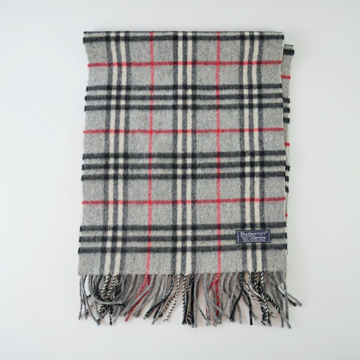Vintage Burberrys Wool Scarf