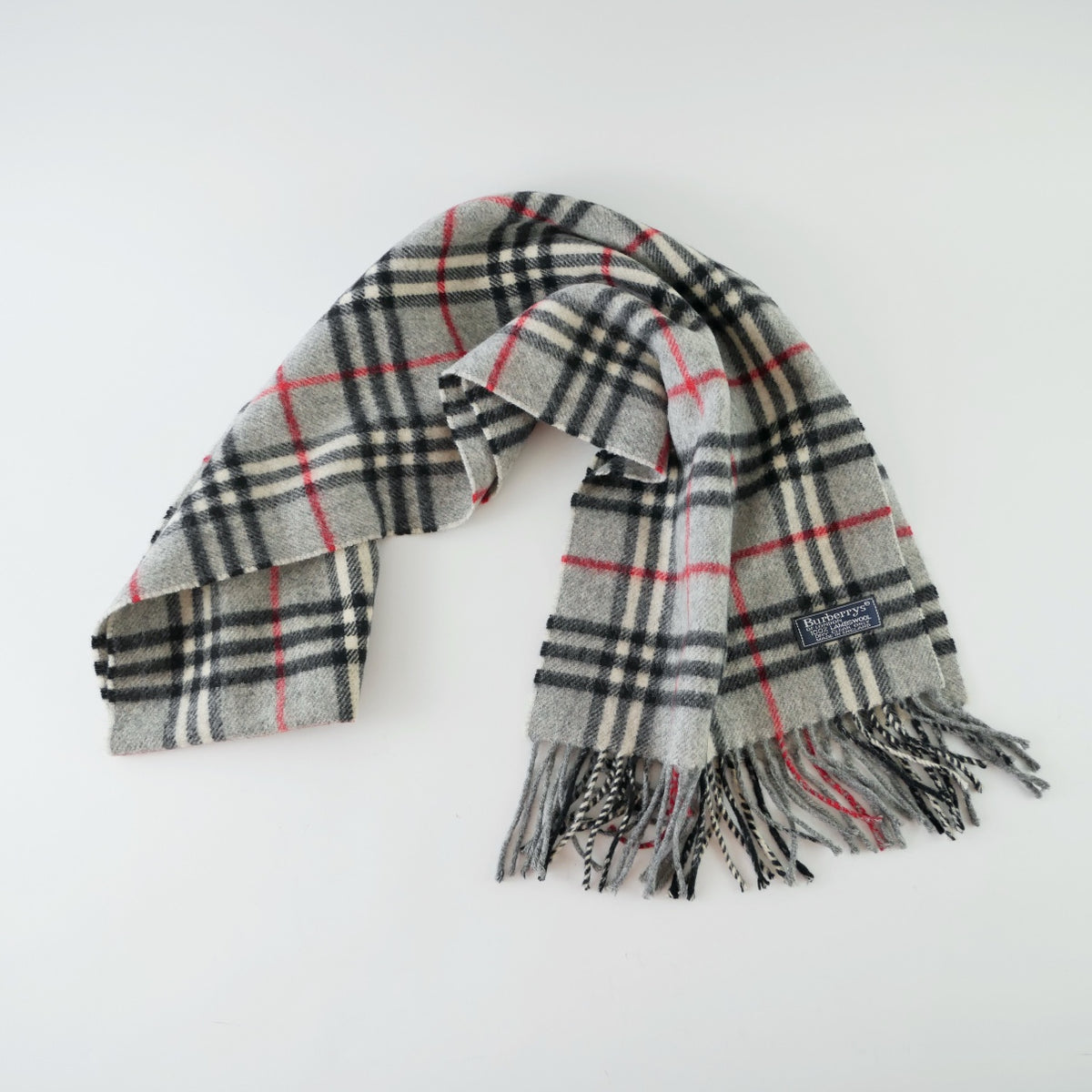Vintage Burberrys Wool Scarf