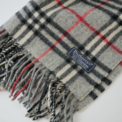 Vintage Burberrys Wool Scarf
