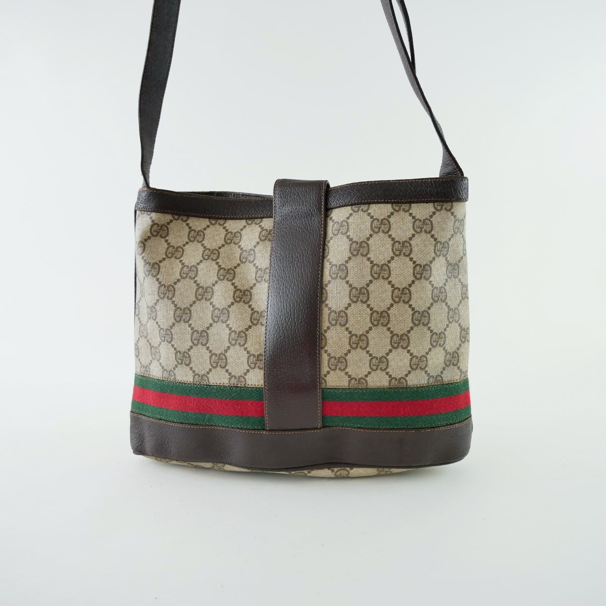 Gucci Vintage Sherry Web Shoulder Bag