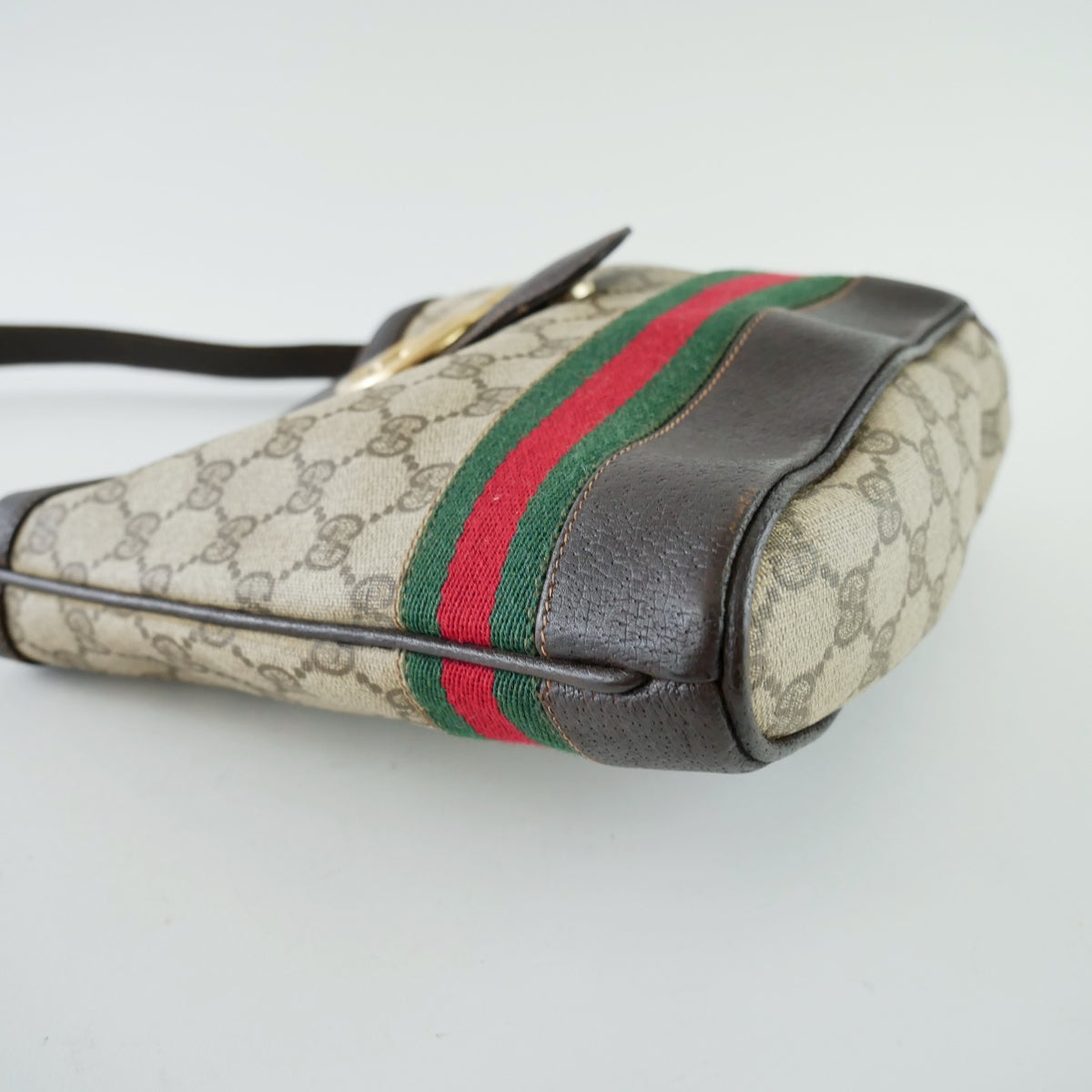 Gucci Vintage Sherry Web Shoulder Bag