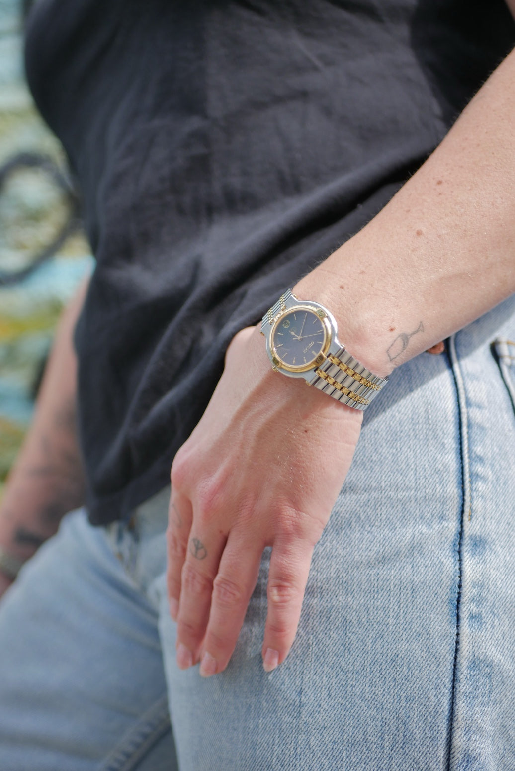 Gucci Vintage Metal Watch