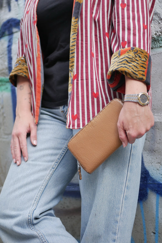 Fendi Leather Zippy Wallet