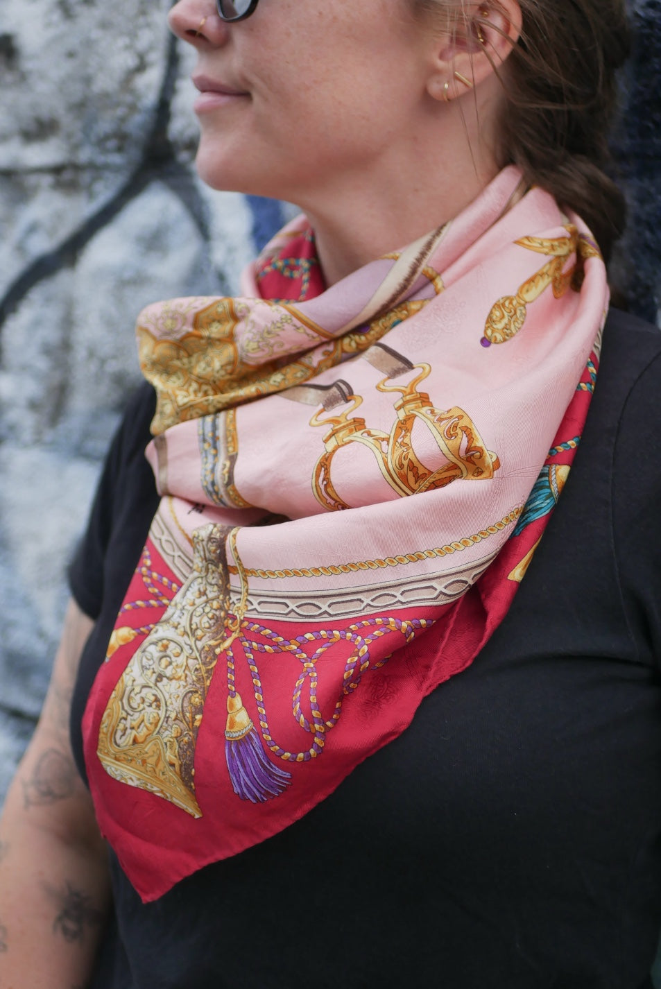 Lancel Silk Scarf