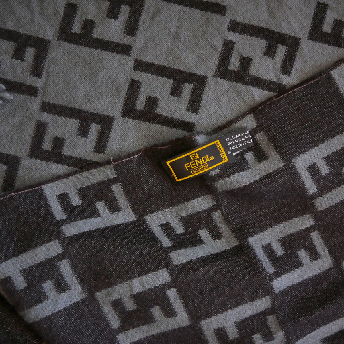 Fendi Vintage Wool Scarf