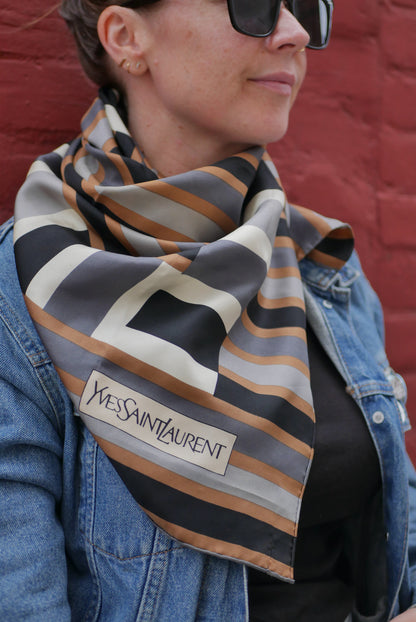 Yves Saint Laurent Silk Scarf