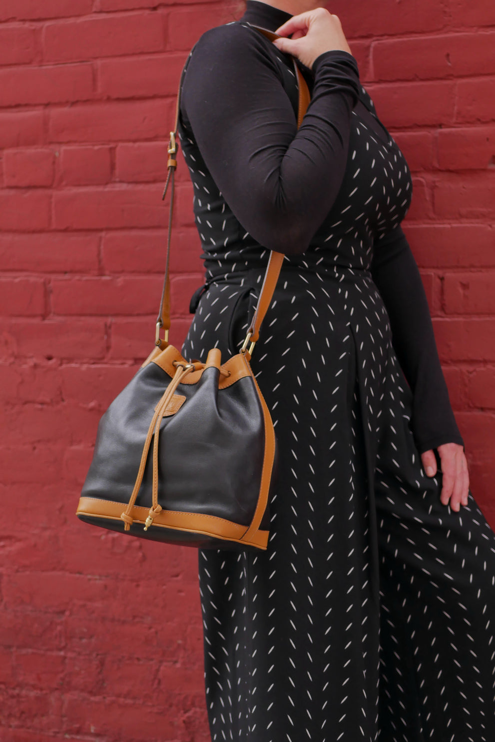 Celine Leather Bucket Bag