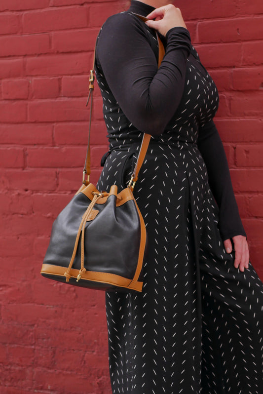 Celine Leather Bucket Bag