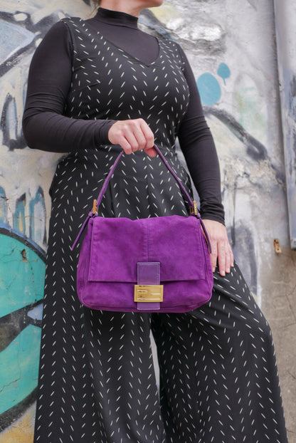 Fendi Suede Mamma Baguette