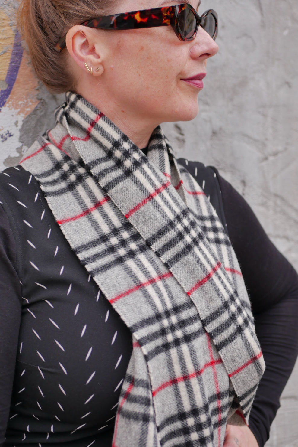 Vintage Burberrys Wool Scarf