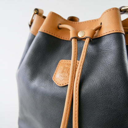 Celine Leather Bucket Bag
